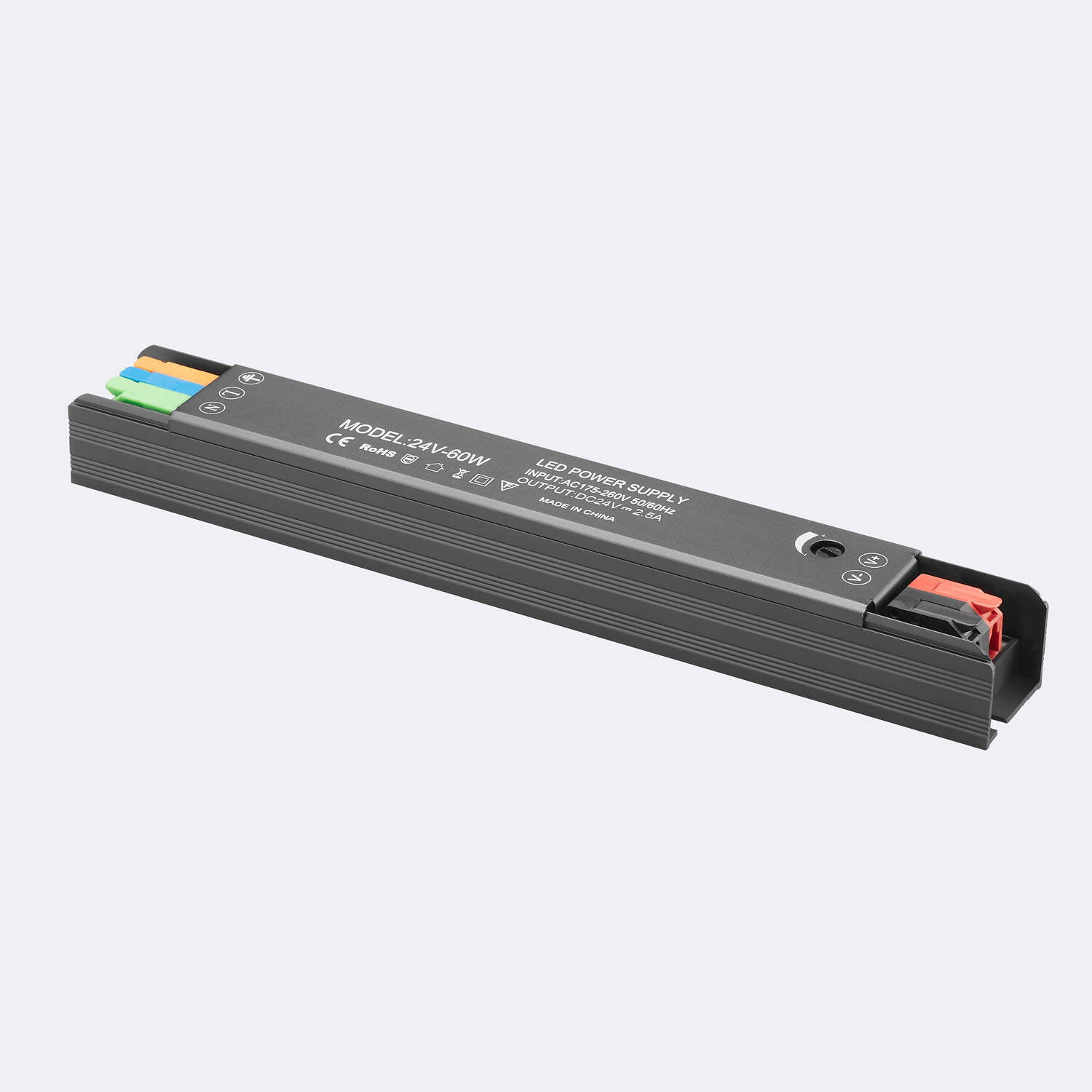 Bloc Alimentation Ultra-plat 12V DC IP40 60W