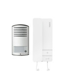 Kit Interphone 1 Logement 2 fils avec Panneau LINEA 2000 et 2 Téléphones Serie 8 TEGUI 378142