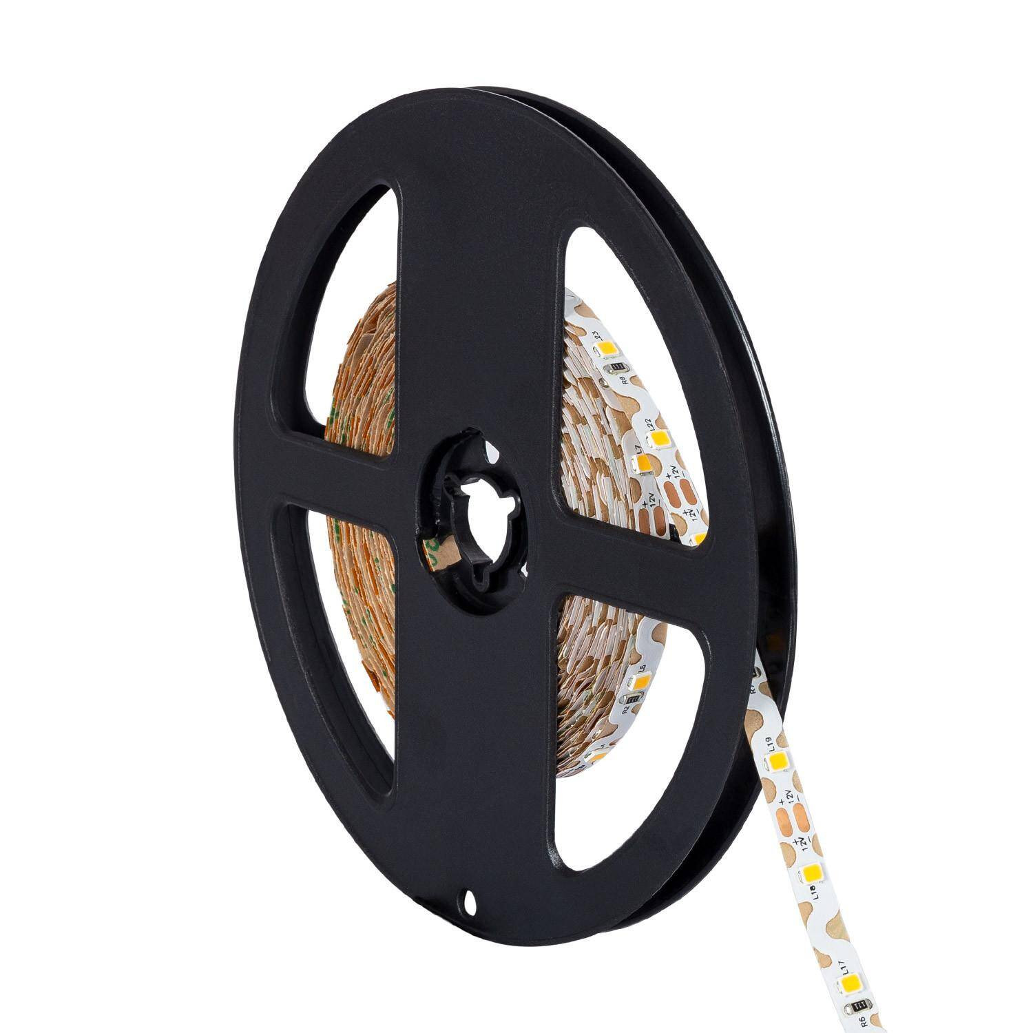Ruban LED Zig Zag 12V DC 60LED/m 5m IP20 Largeur 6mm Coupe tous les 5cm Blanc neutre 4000K