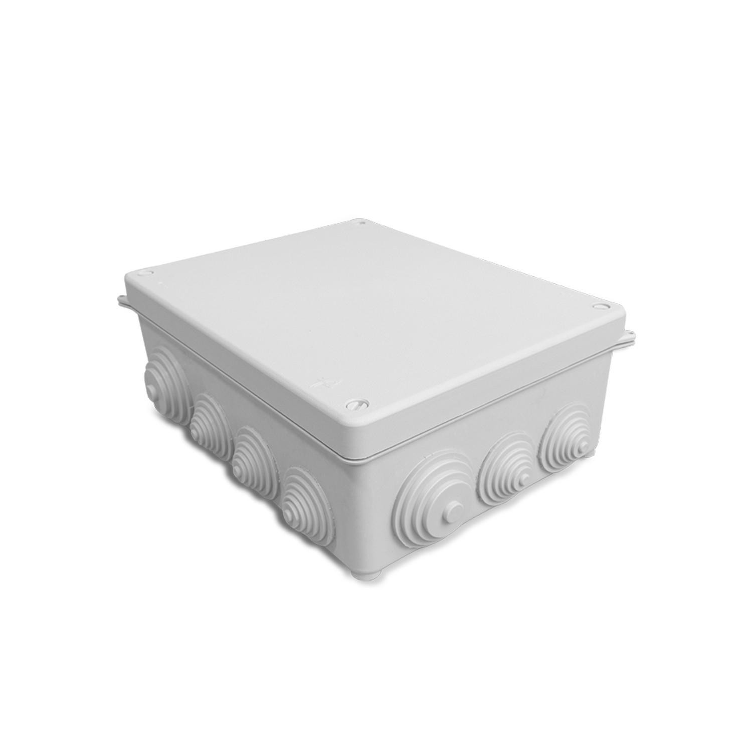 Boîte de Dérivation Étanche en Saillie IP55 230x180x85mm Gris