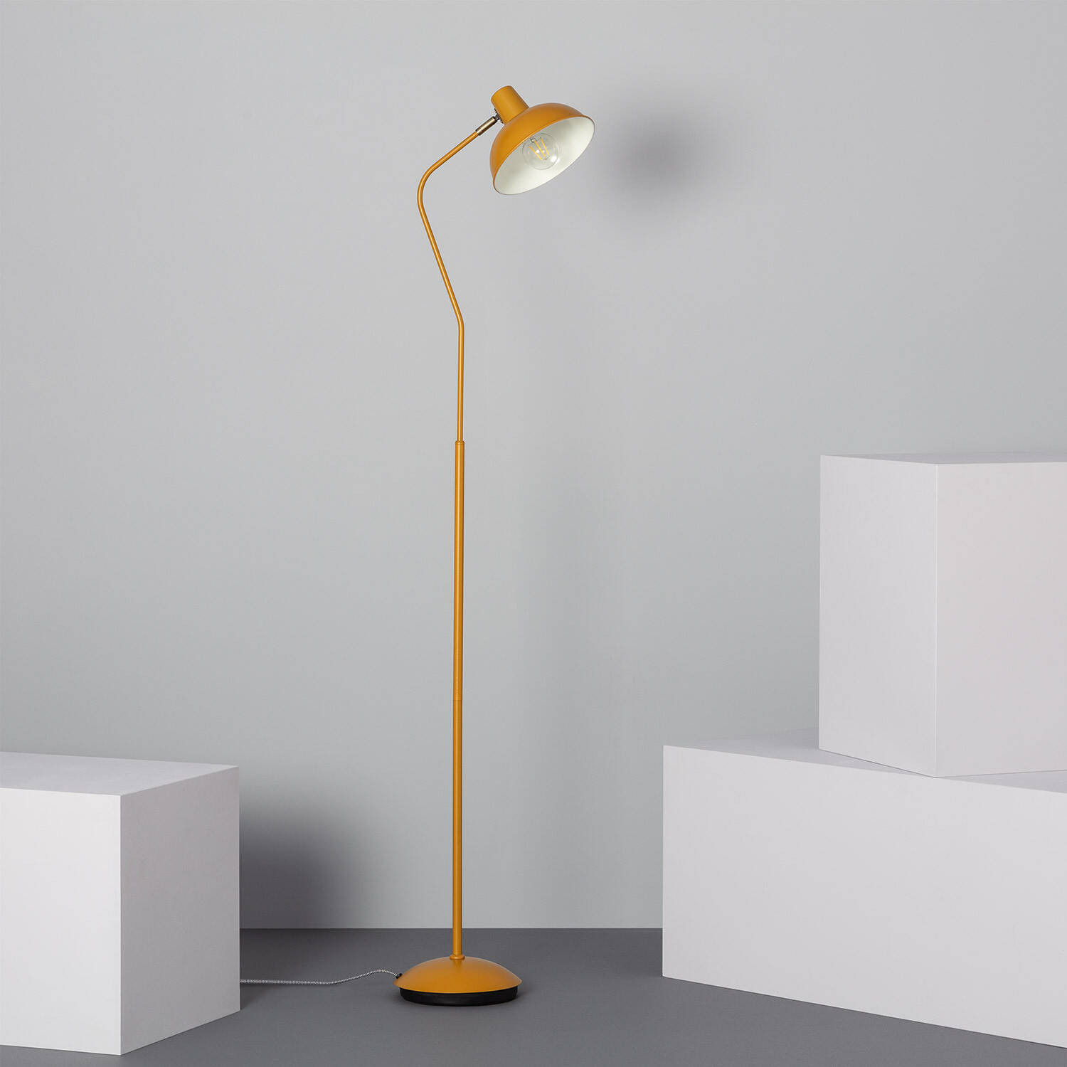 Lampadaire Métal Sahani Moutarde