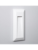 Balise LED Extérieure en Saillie au Mur Rectangulaire Gisli Blanche