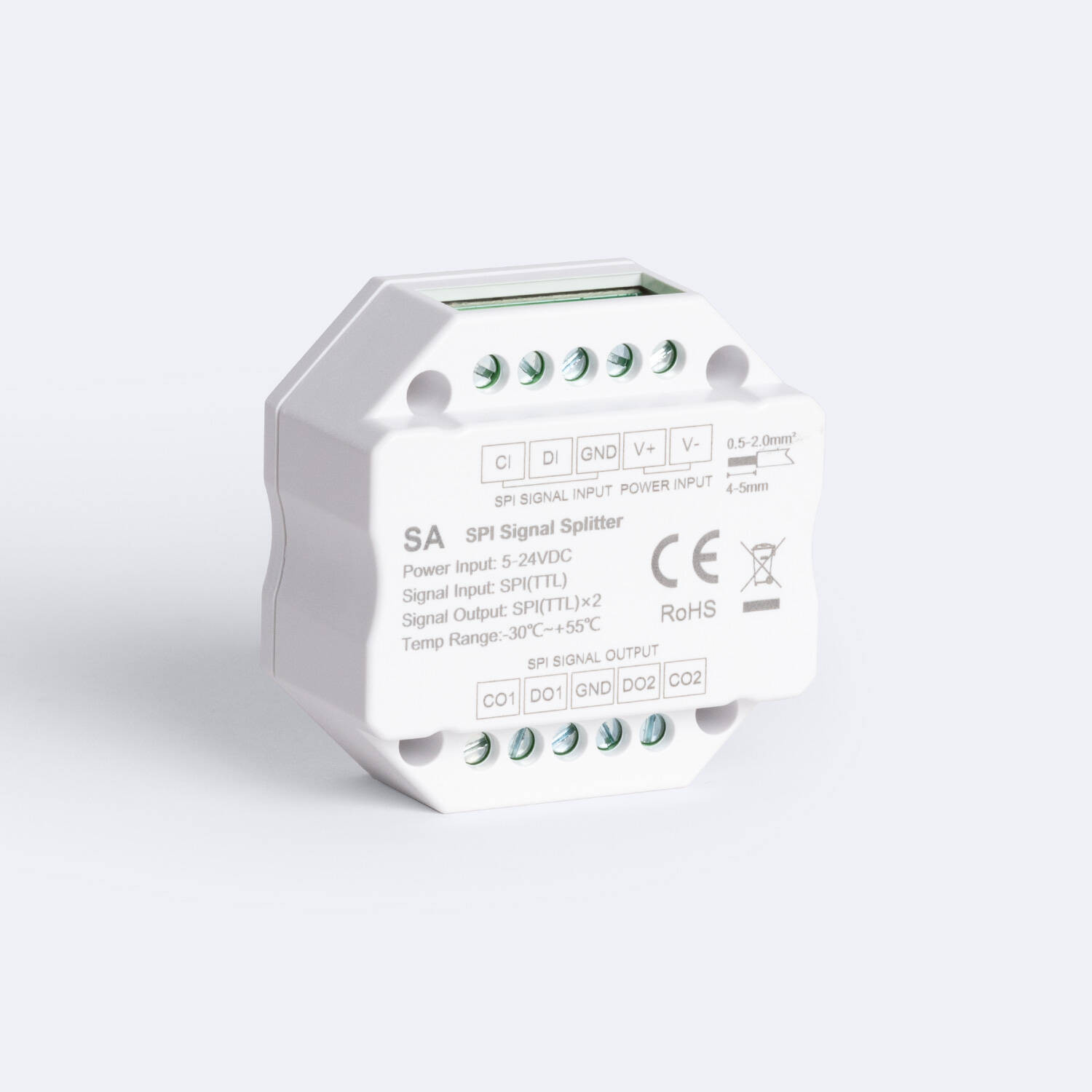 Répartiteur de signal RGB / RGBW - SPI - 5-24VDC RGBWIC