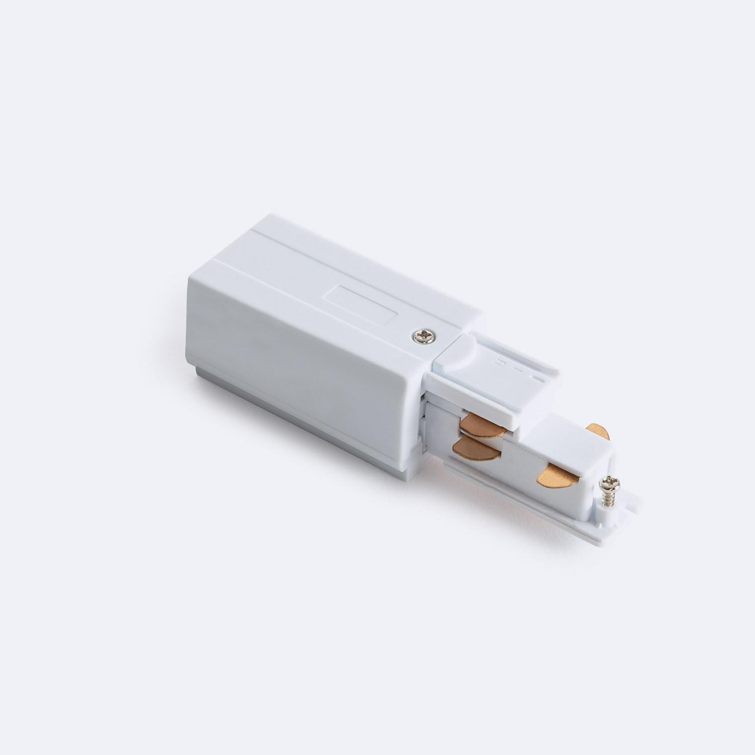 Connecteur Right Side au Réseau pour Rail Triphasé DALI Blanc