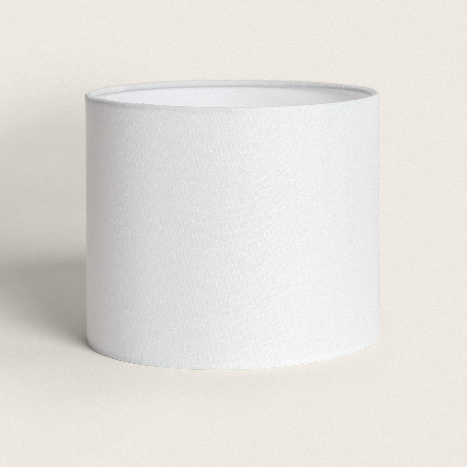Abat-jour en tissu Kleyba Blanc