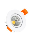 Spot Downlight LED 5W Rond COB CRI90 Coupe Ø 70 mm