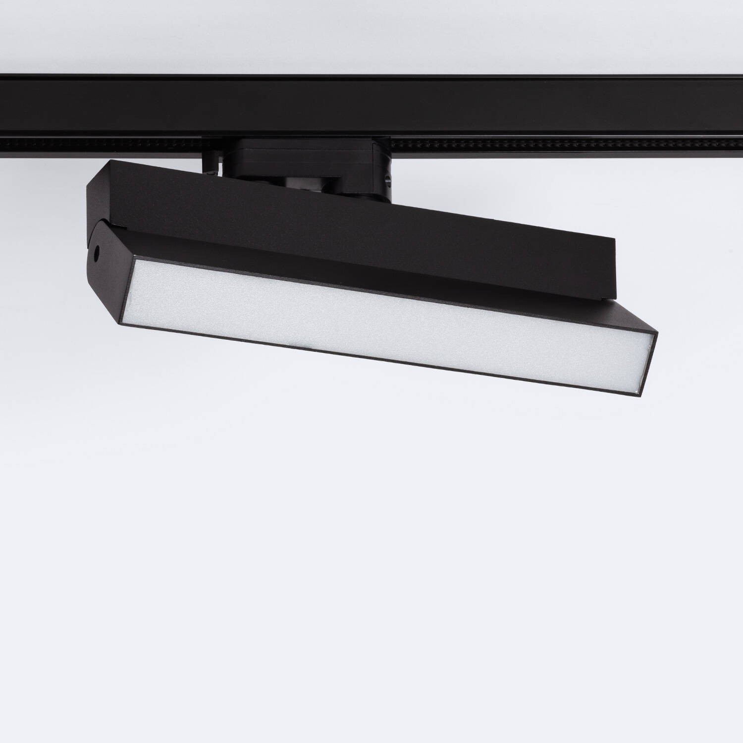 Spot Linéaire LED sur Rail Triphasé 24W CCT Dimmable Elegant Noir Sélectionnable (3000K - 4000K - 5000K)