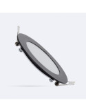 Downlight LED 6W Rond Noir Coupe Ø 105 mm