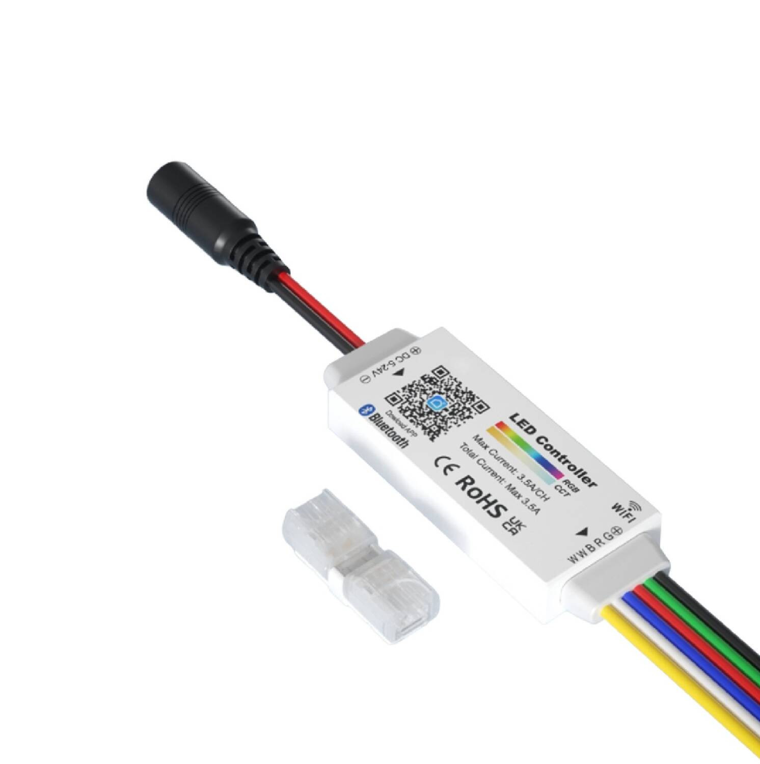 Contrôleur Variateur WiFi pour Ruban LED RVB 5/24V DC