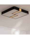 Plafonnier LED Carré Métal 35W CCT Sélectionnable Brusk 480x480 mm