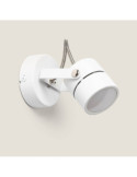 Spot Mural Blanc GU10 Flex Direct