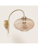Lampe Murale Métal et Verre Basile