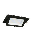 Spot Downlight LED 60W Rectangulaire Orientable SAMSUNG 130 lm/W LIFUD Coupe 210x125 mm Noir
