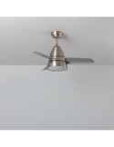 Ventilateur de Plafond Silencieux Industriel Gris 91cm Moteur DC