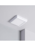 Plafonnier LED Carré Métal Design White 12W 178x178mm