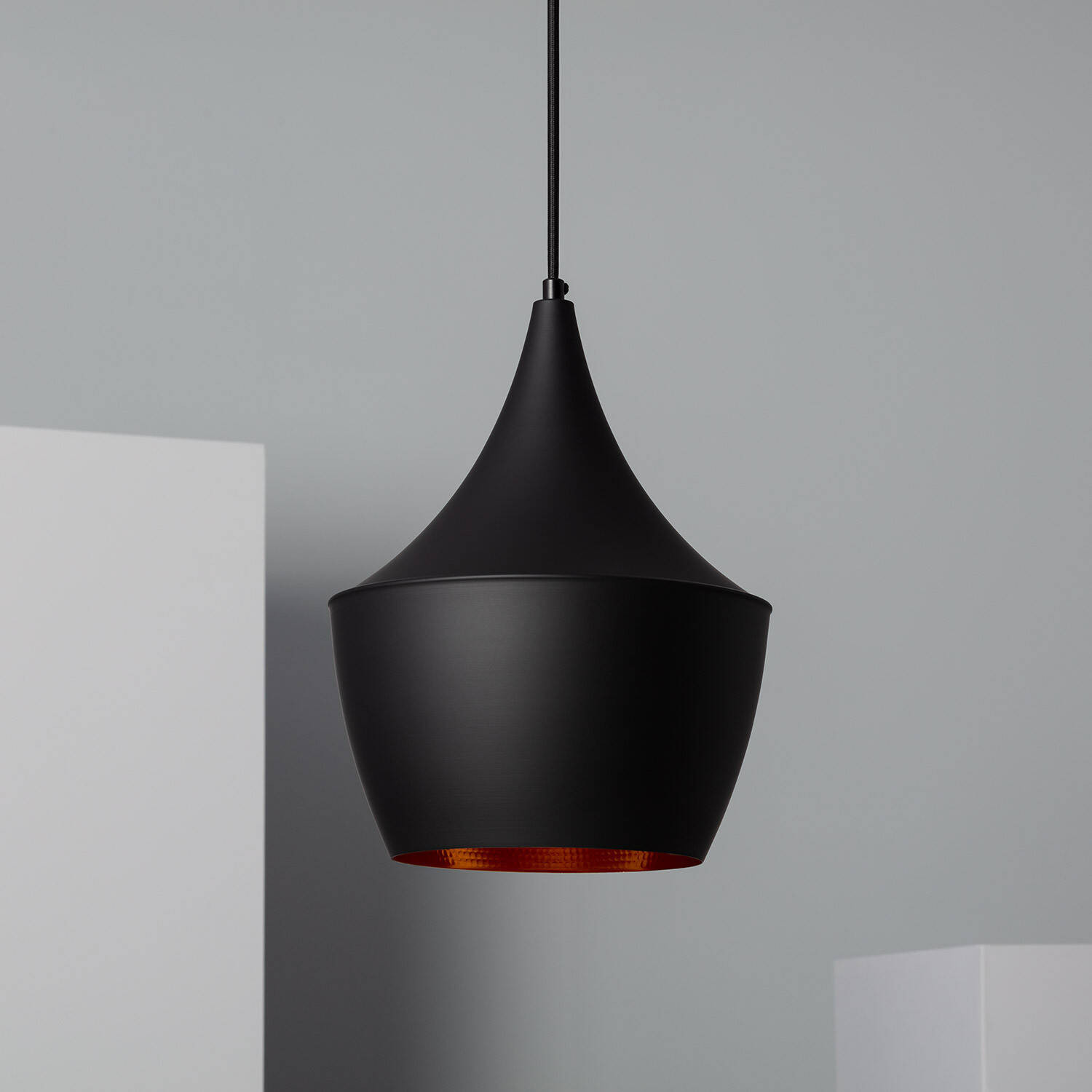 Suspension Métal Mercury Noir