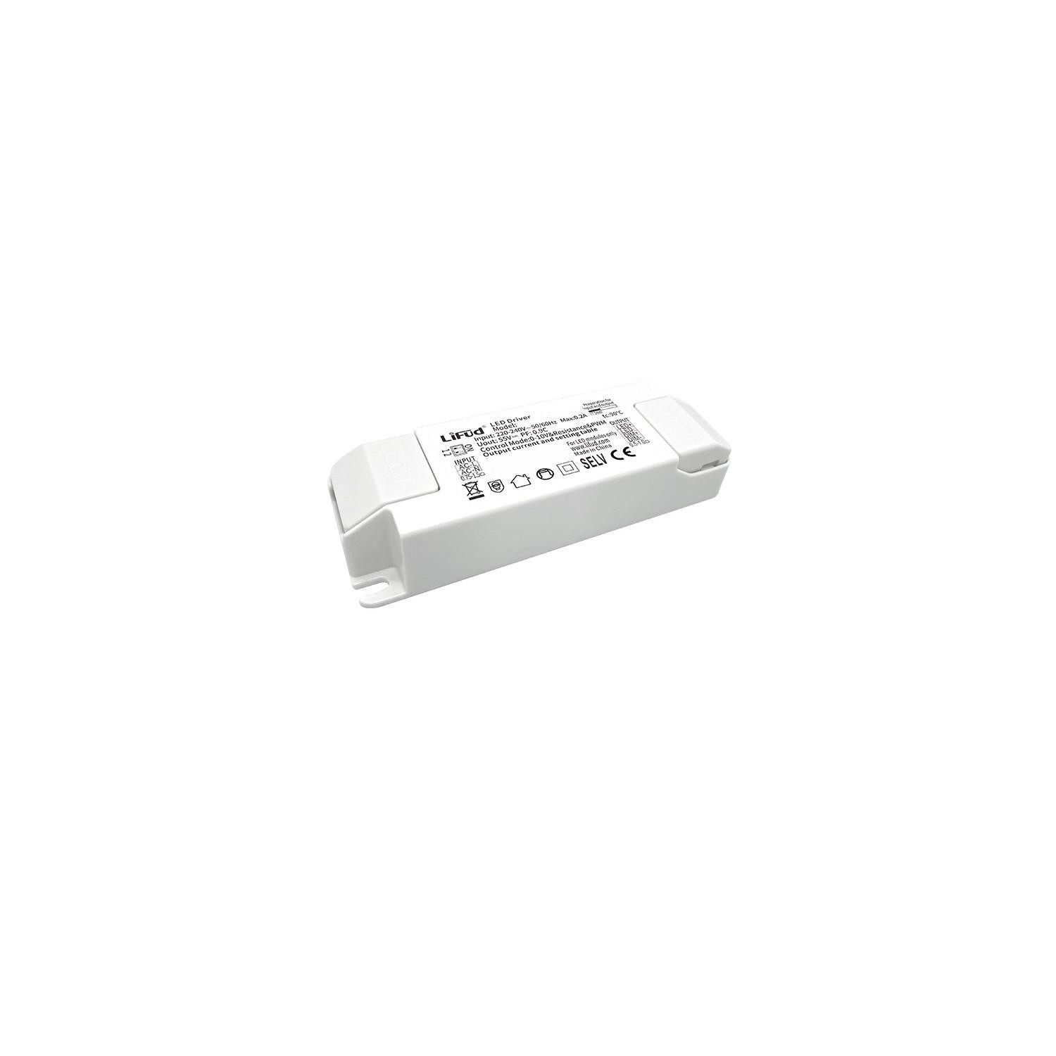 Driver LIFUD Dimmable 1-10V 220-240V No Flicker Sortie 25-42V DC 500-600mA 12.5-25W LF-ABA030-0600-42 25W