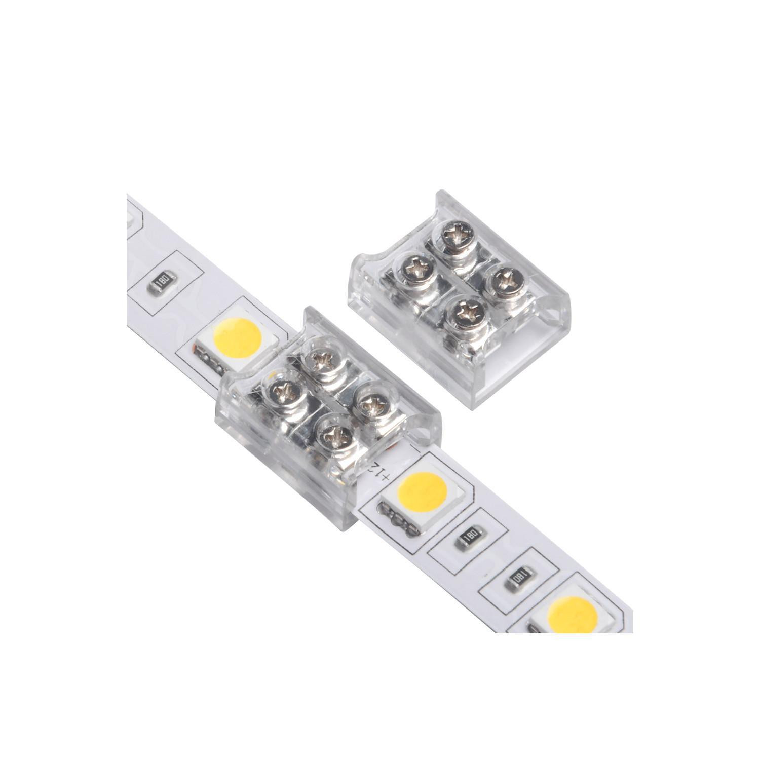 Connecteur Ruban LED 12/24V DC pour Jonction avec Vis 8mm