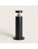 Balise LED Extérieure 5W en Saillie sur Pied 30cm Inti Inox Noire