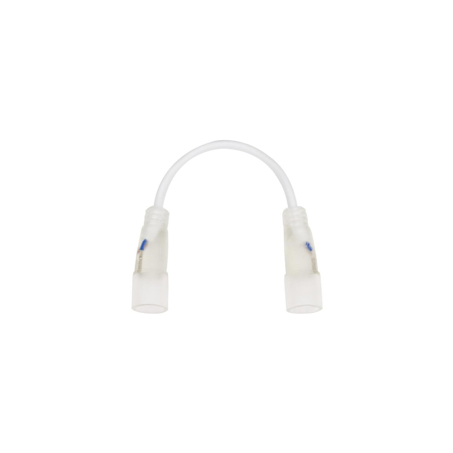 Câble Connecteur Néon LED Flexible 360º Rond Monochrome Blanc