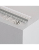 Profilé Aluminium en Saillie avec Capot Continu pour Ruban LED jusqu'à 12mm