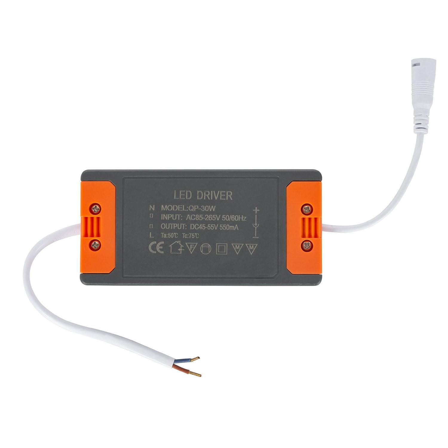 Driver 85-265V Sortie 45-55V DC 550mA 30W 30W