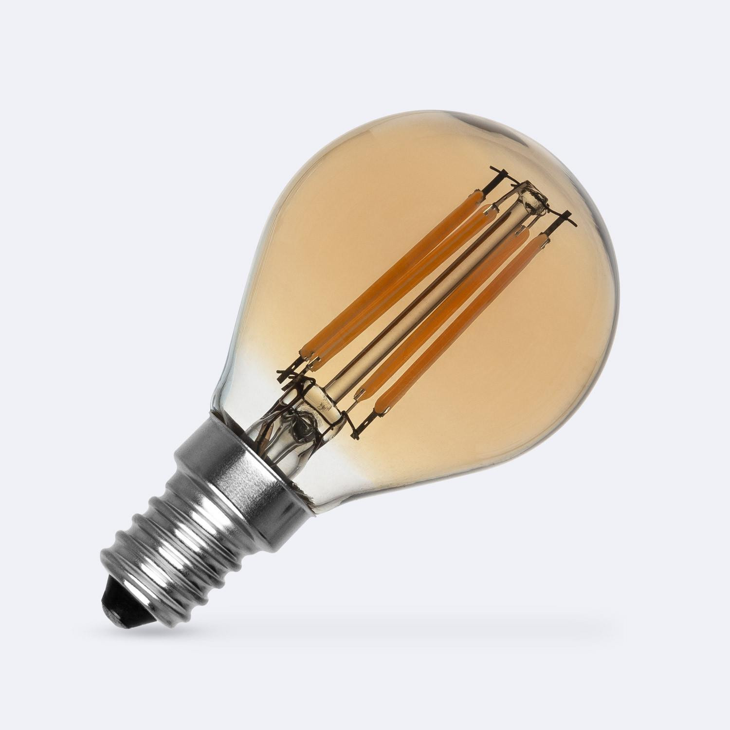 Ampoule LED Filament E14 6W 720lm P45 Bougie No Flicker Blanc chaud 2200K