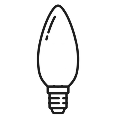 Ampoule flamme
